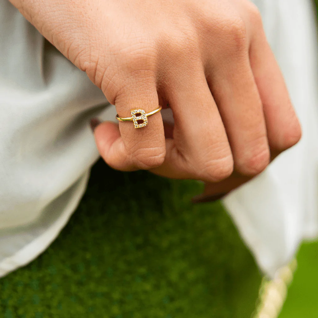 Amara Initial Ring - Image 3