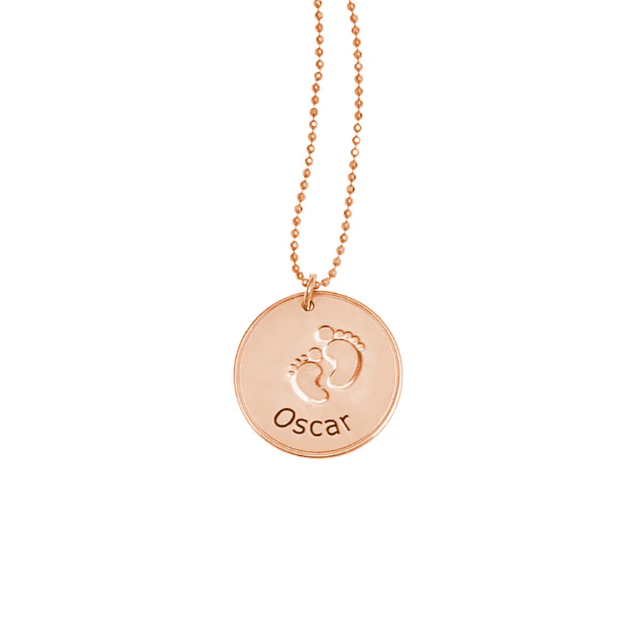Baby Steps Footprint Necklace - Image 5