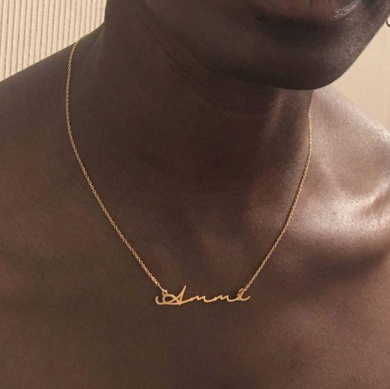Handwriting Name Necklace - Image 6