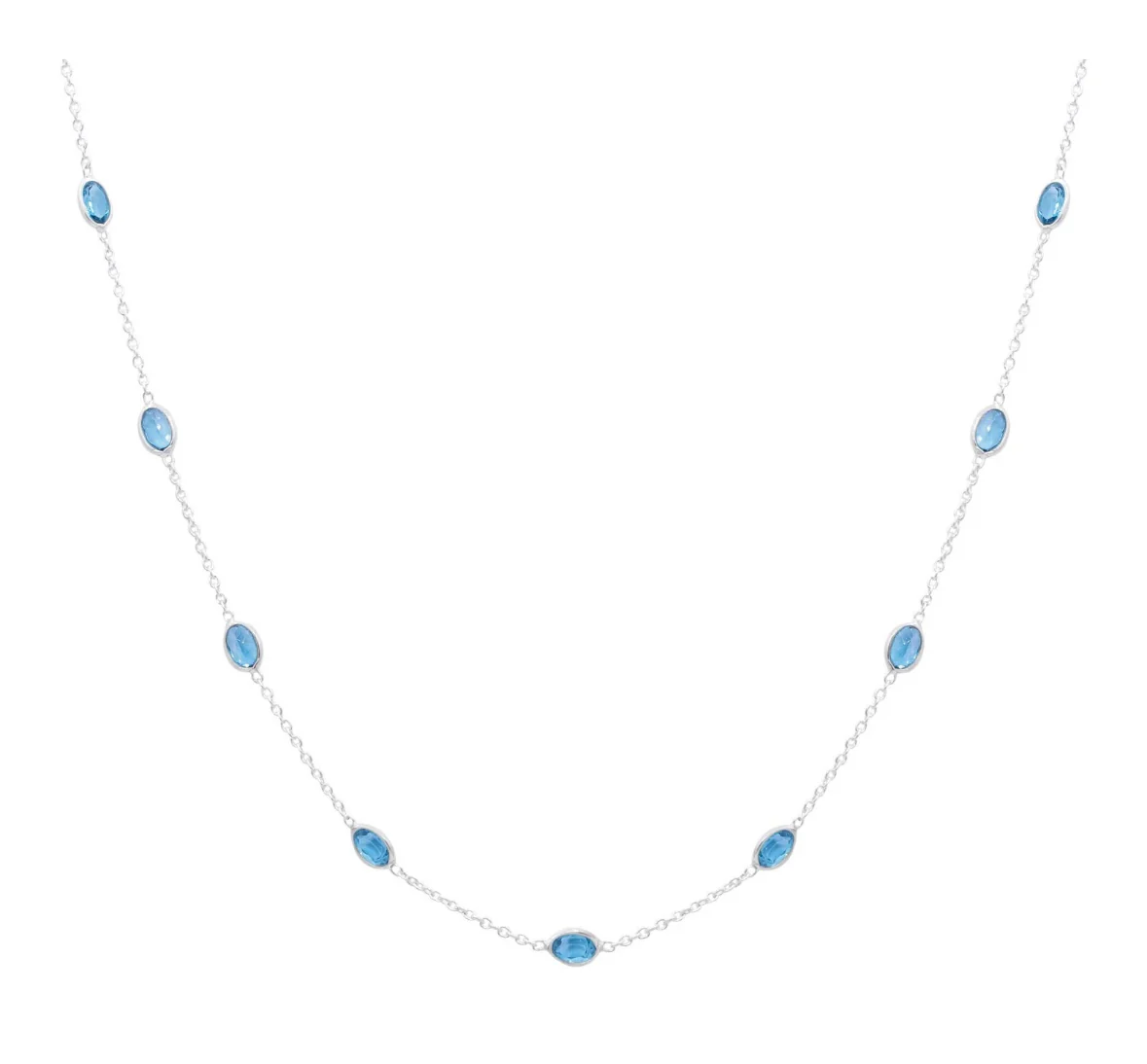Blue Topaz Necklace
