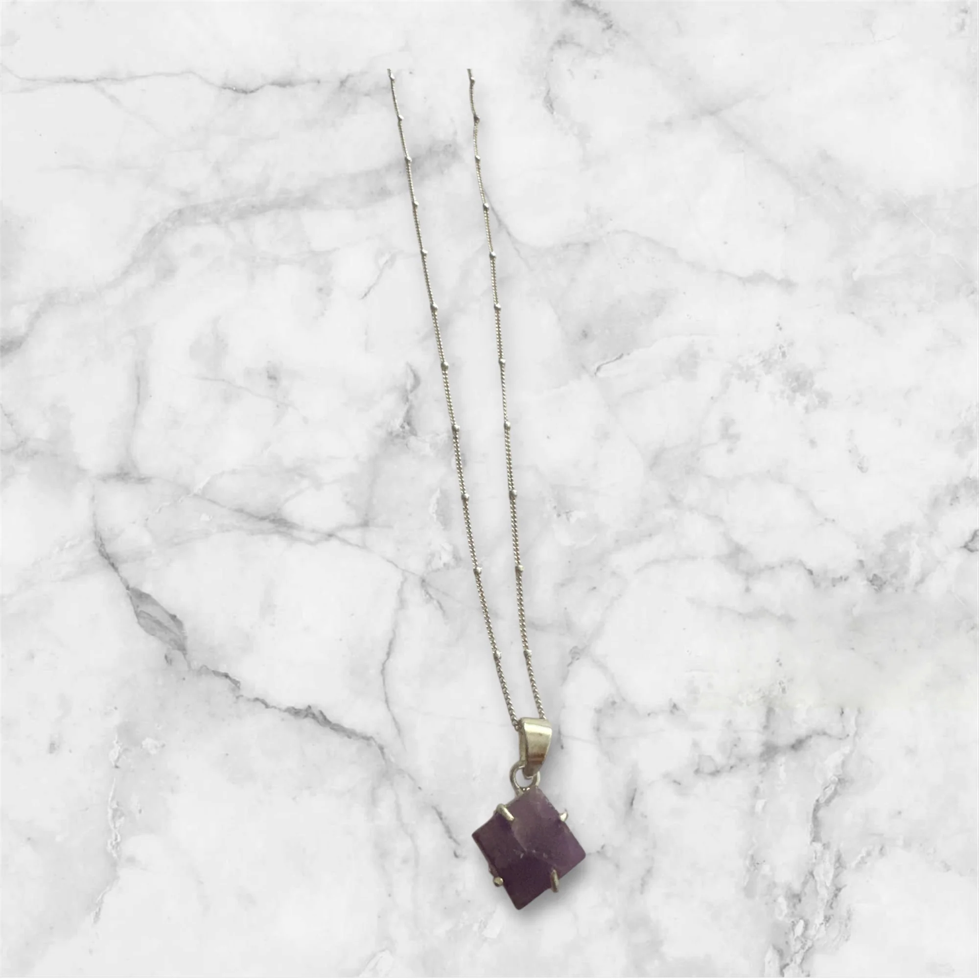 Gemstone Pendant Necklace