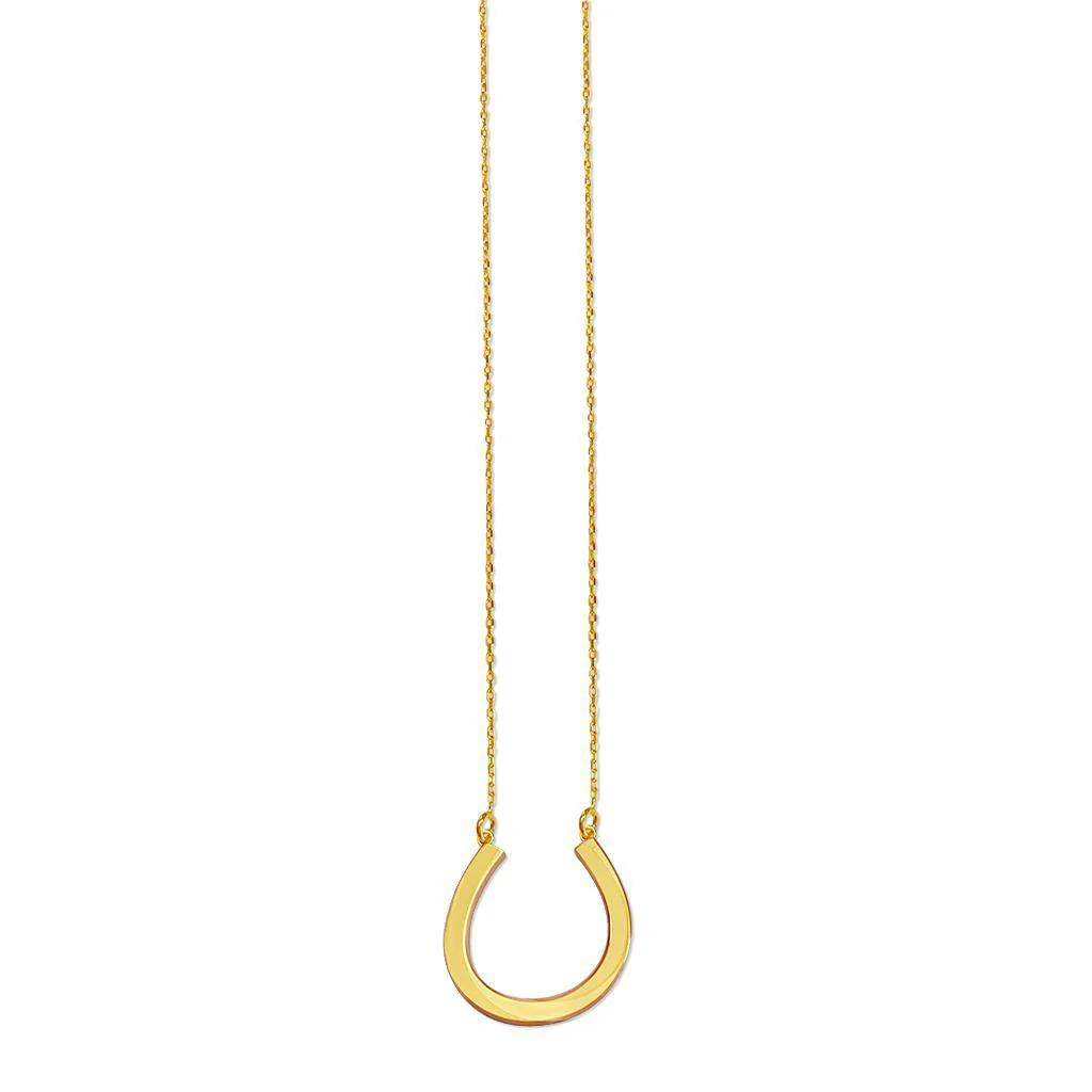 Golden Touch Horseshoe necklace