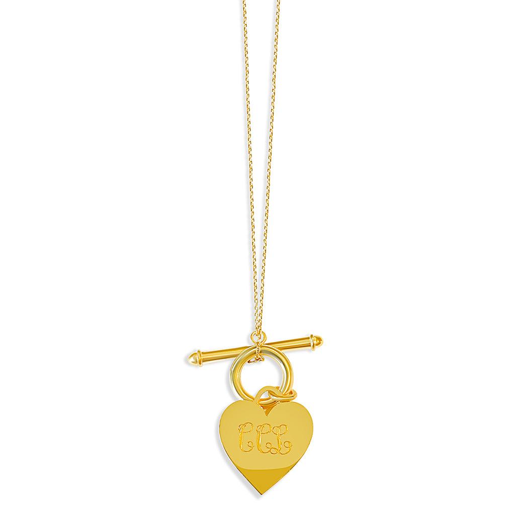 Heart T Bar Necklace - Image 7
