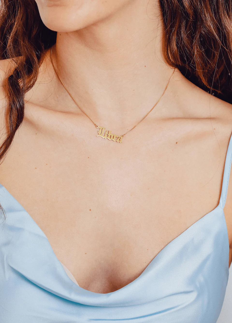 Old English Word/Name Necklace - Image 4