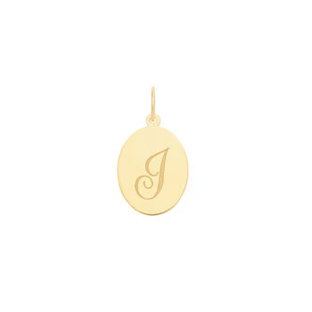 Oval Initial Pendant - Image 15