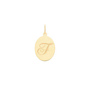 Oval Initial Pendant - Image 6