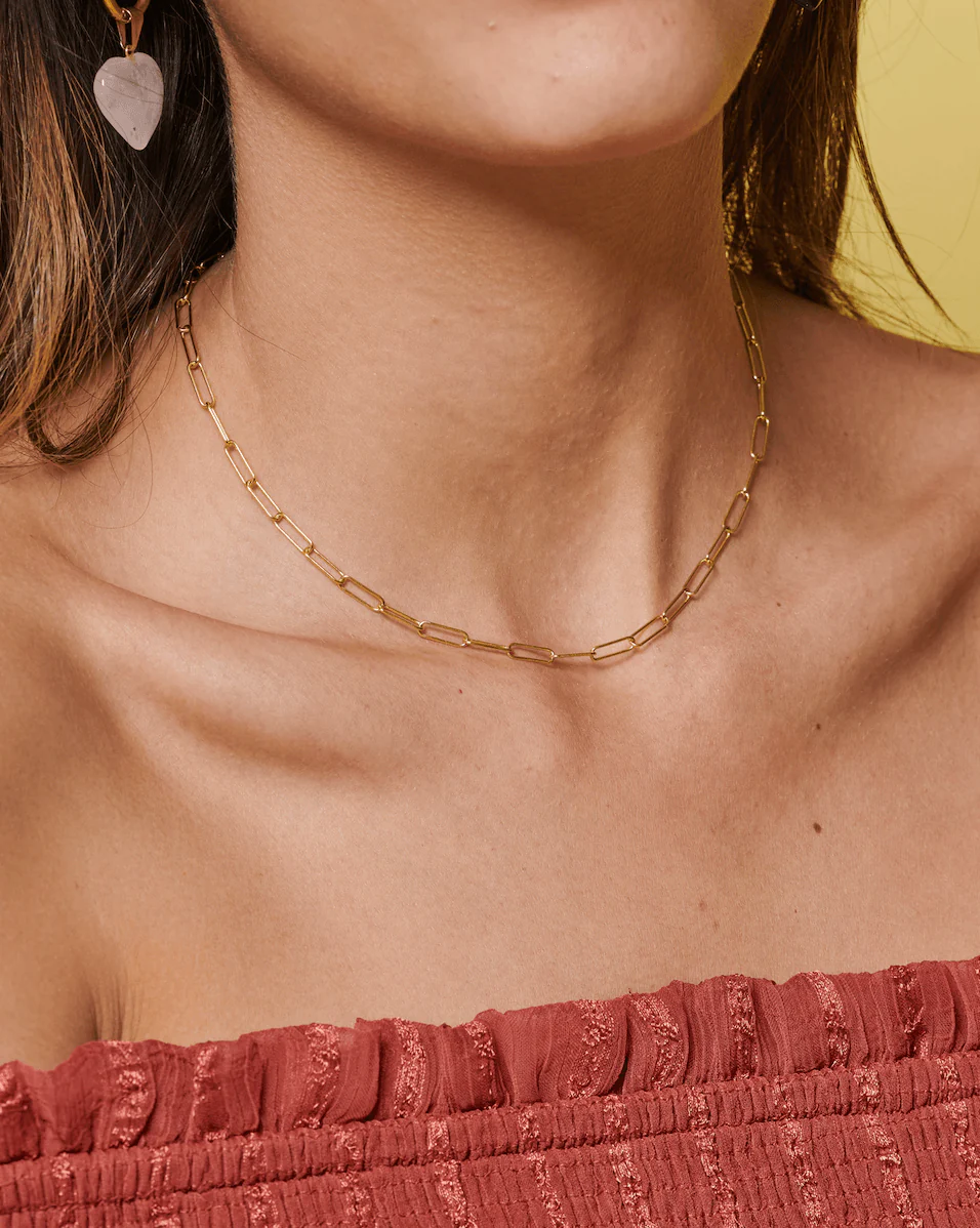 Paperclip Chain Necklace - Image 3