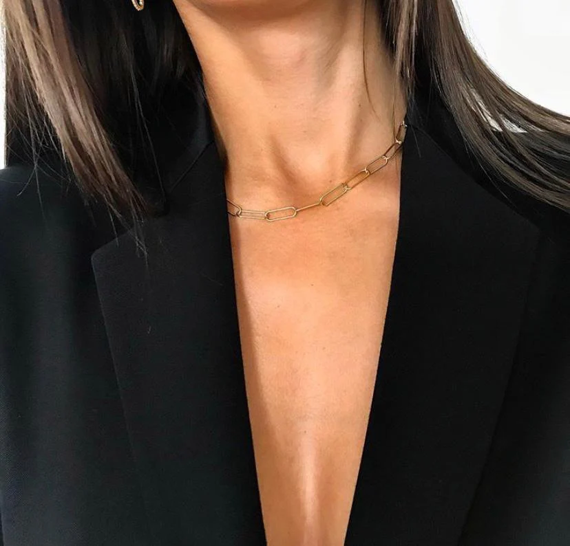 Paperclip Chain Necklace - Image 6