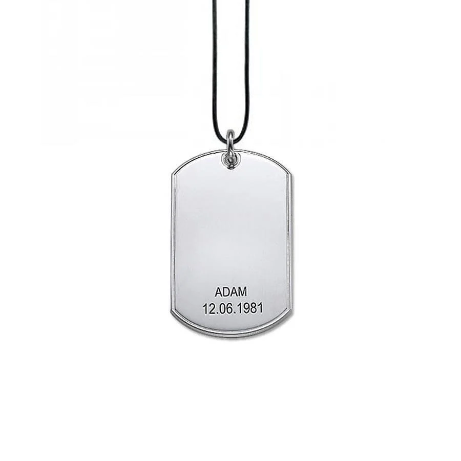 Personalised Men's Monogram Necklace