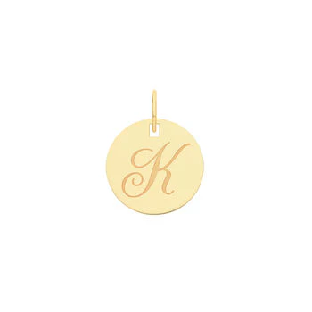 Round Initial Pendant - Image 11