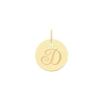 Round Initial Pendant - Image 6