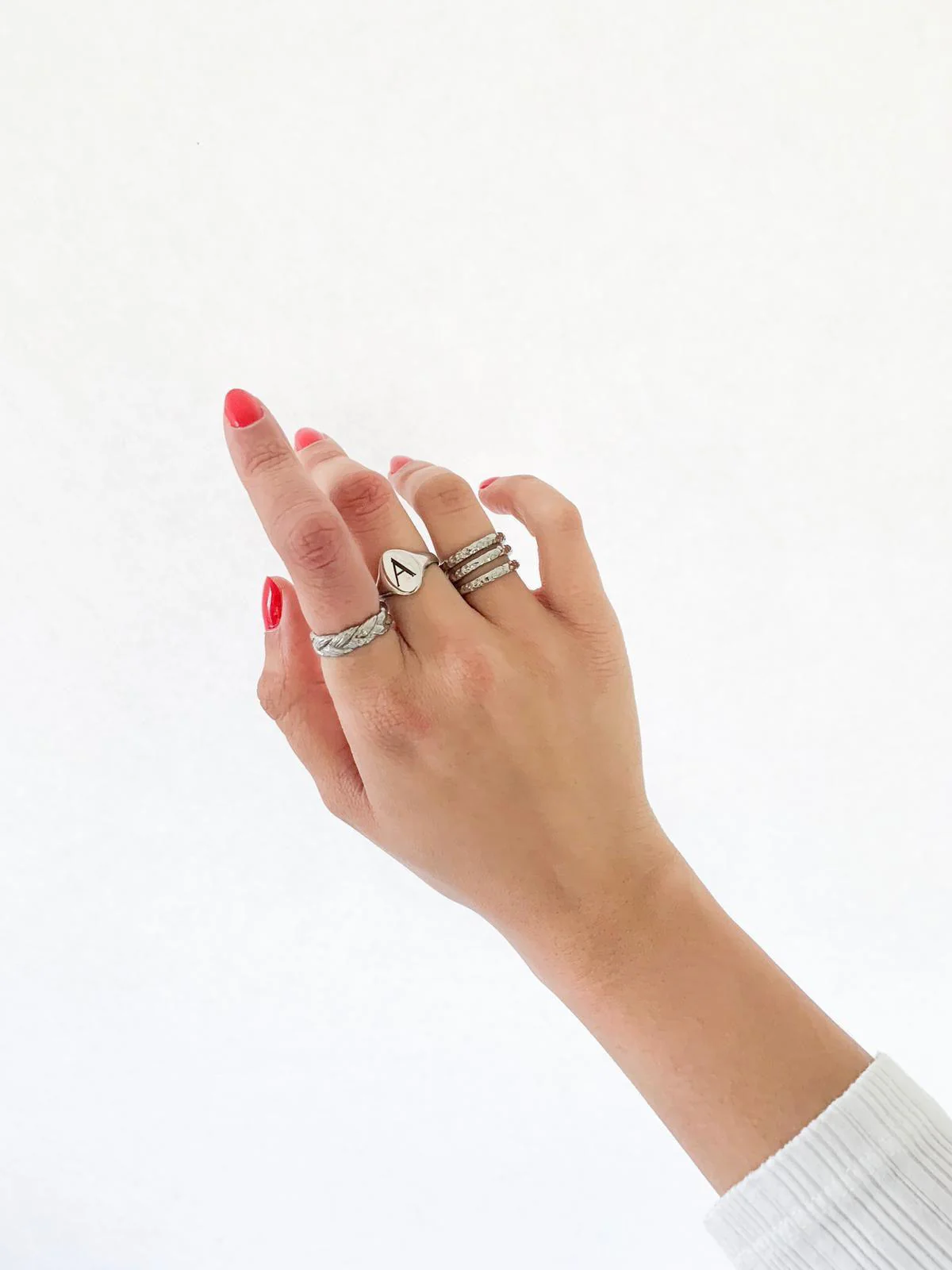 Signet Personalised Initial Ring - Image 11
