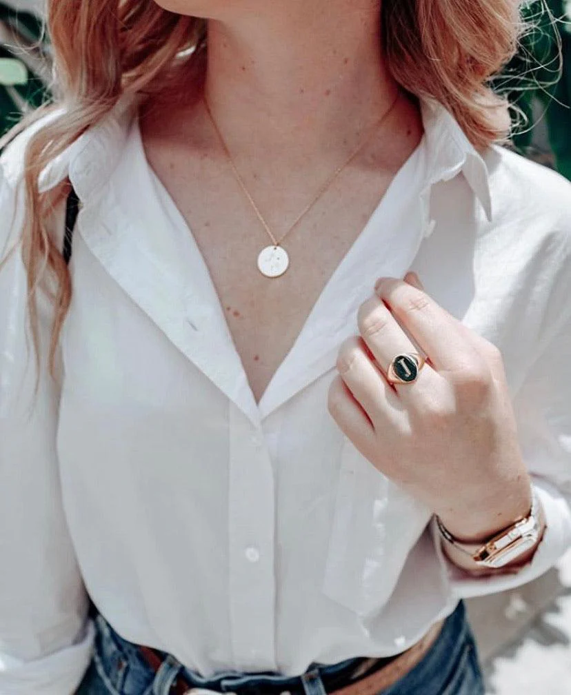 Signet Personalised Initial Ring - Image 16