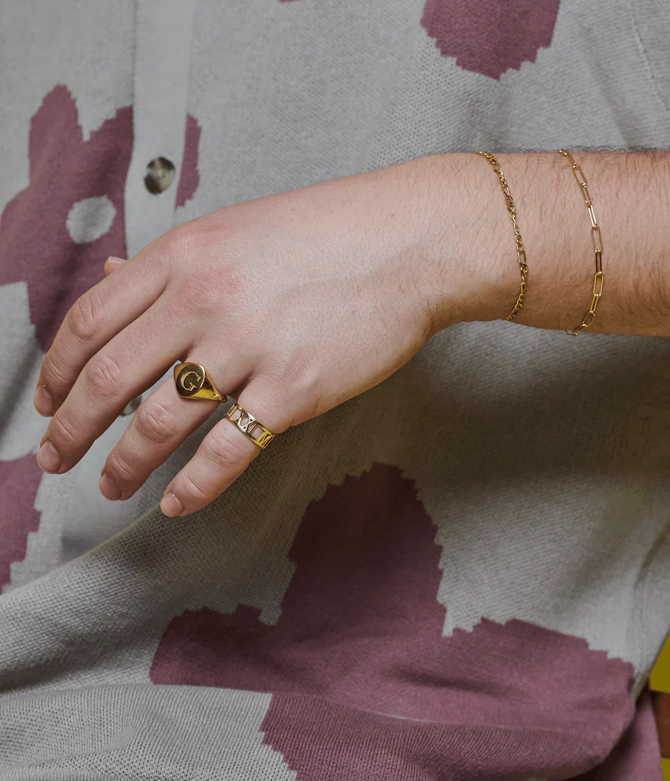 Signet Personalised Initial Ring - Image 4