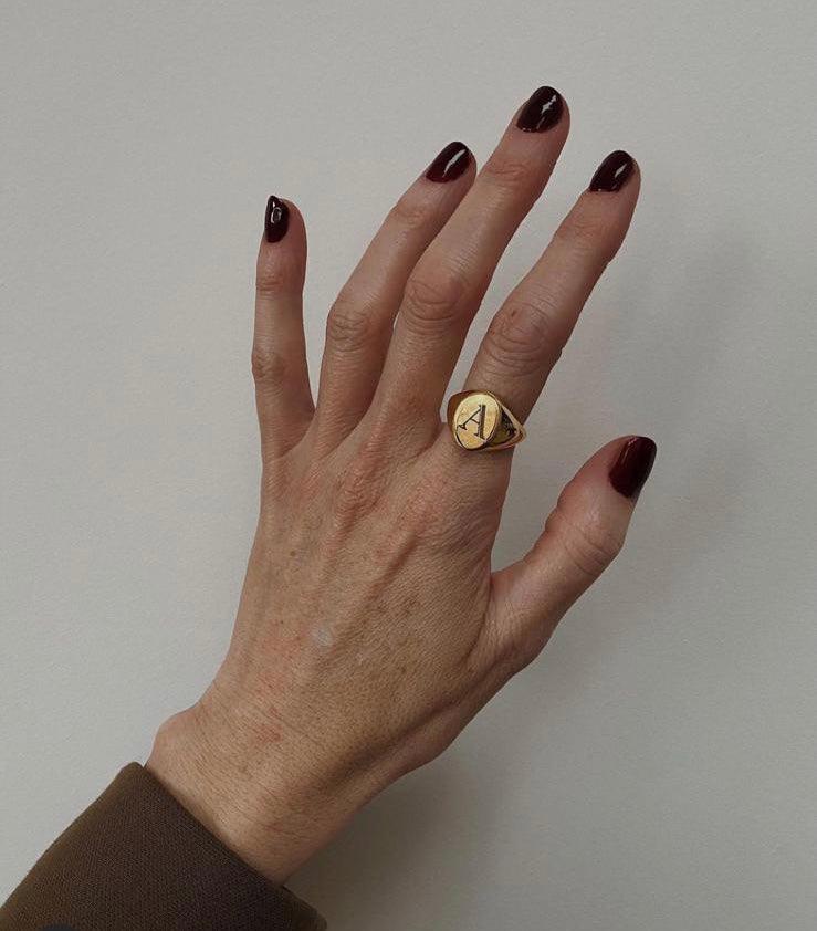 Signet Personalised Initial Ring - Image 6