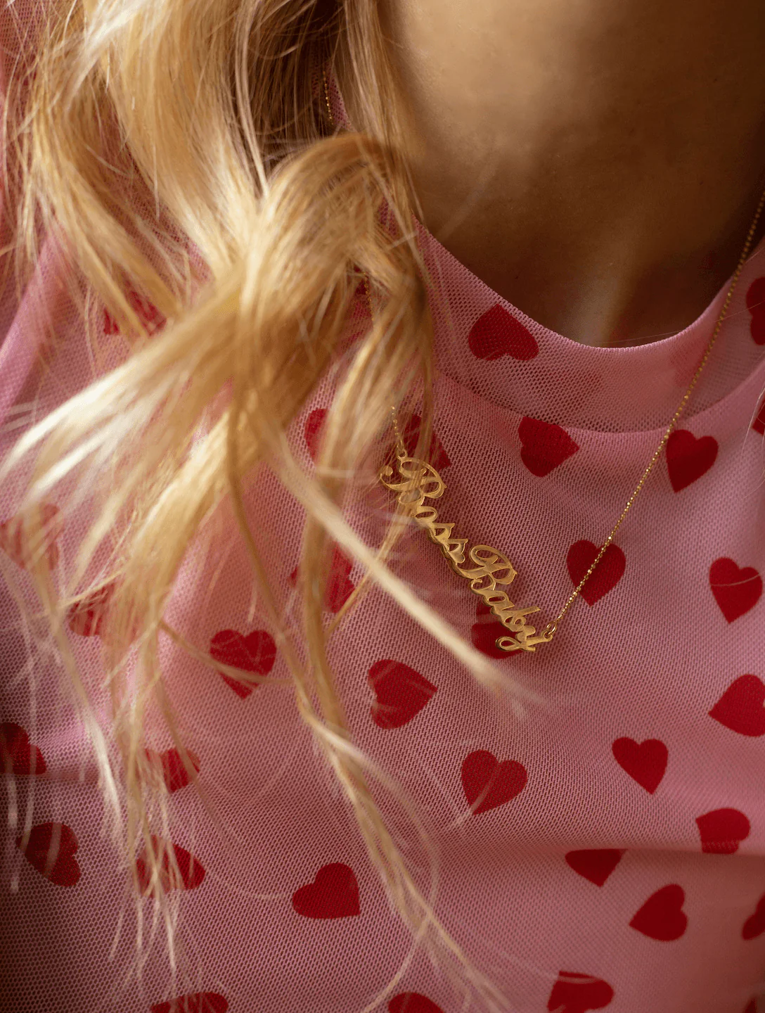 Solid Gold Name Necklace - Image 18