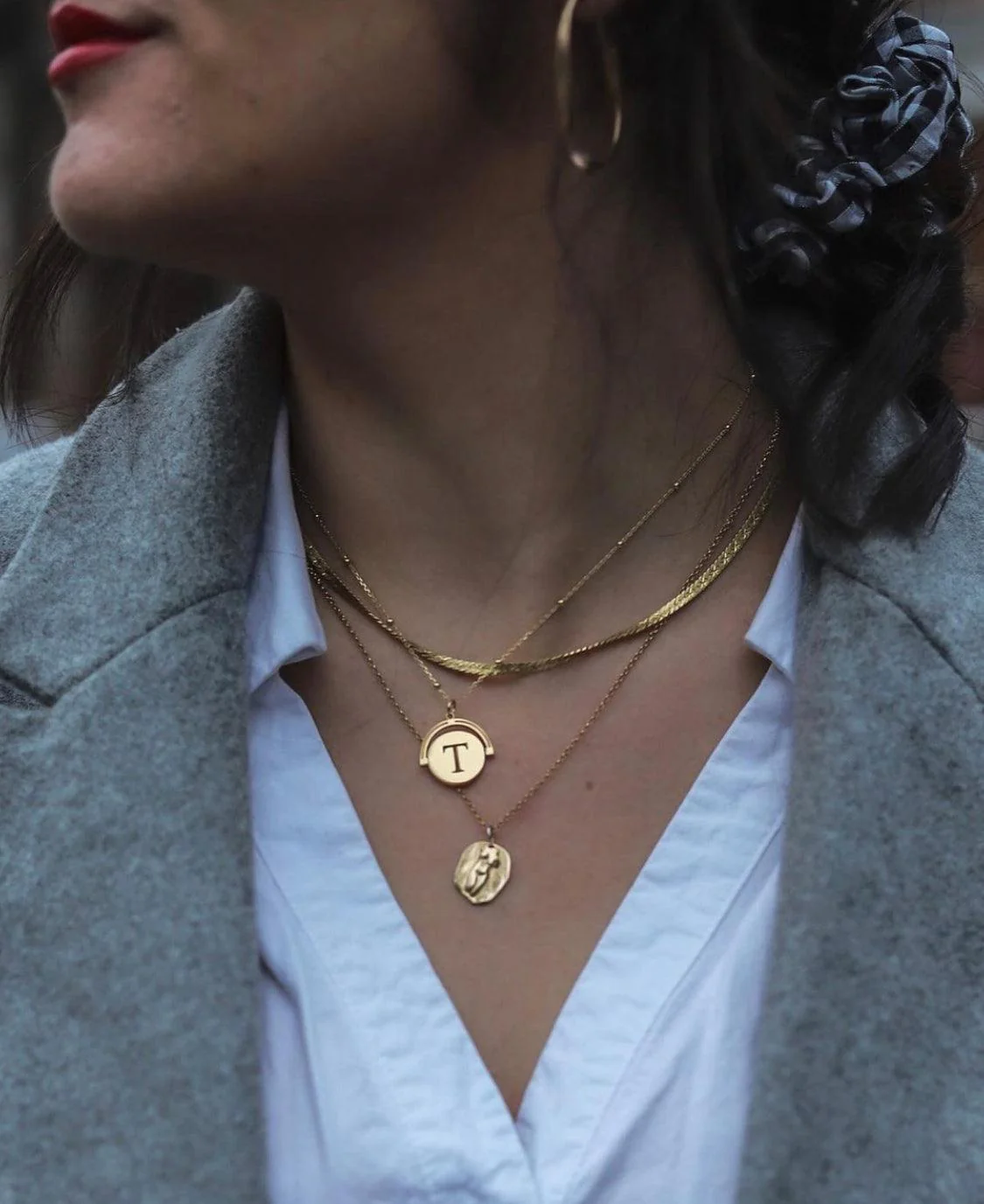 Solid Gold Soraya Necklace - Image 19