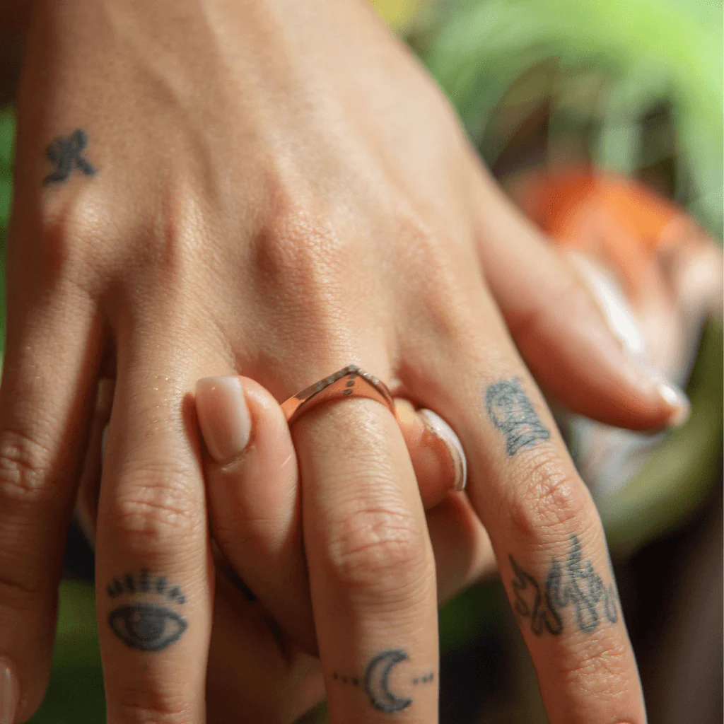 Solid Gold Strength Ring - Image 5